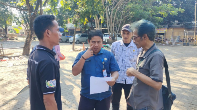 Survei Lahan Parkir di Pasar Kranggot, Cilegon.