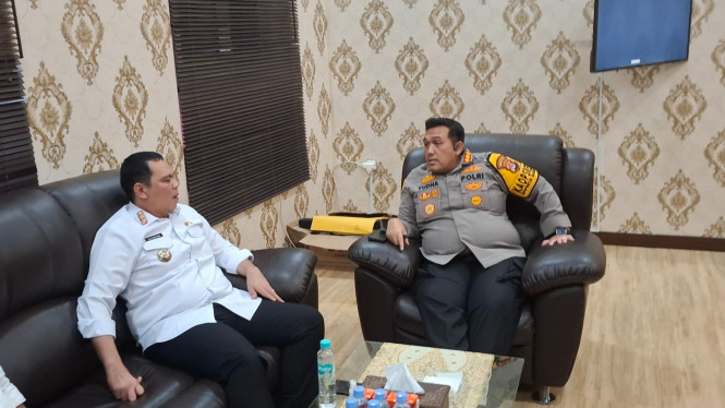 Pemkot Serang Koordinasi dengan Polres Serang Kota
