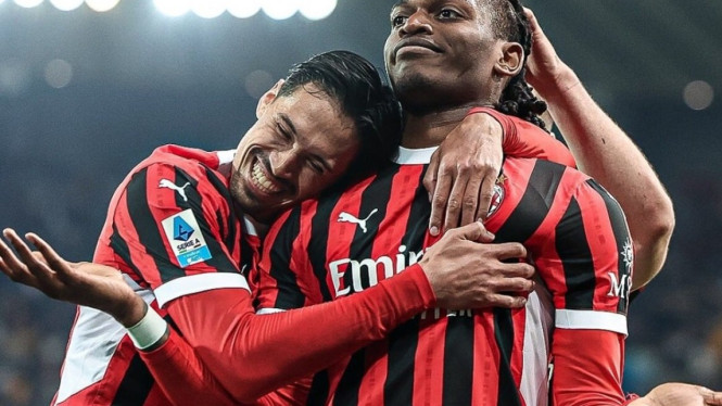 Pemain AC Milan Rafael Leao