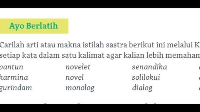 Kunci Jawaban Bahasa Indonesia kelas 12 halaman 18 Kurikulum Merdeka