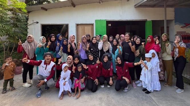 Usai Senam Bersama Mahasiswa KKM Uniba.