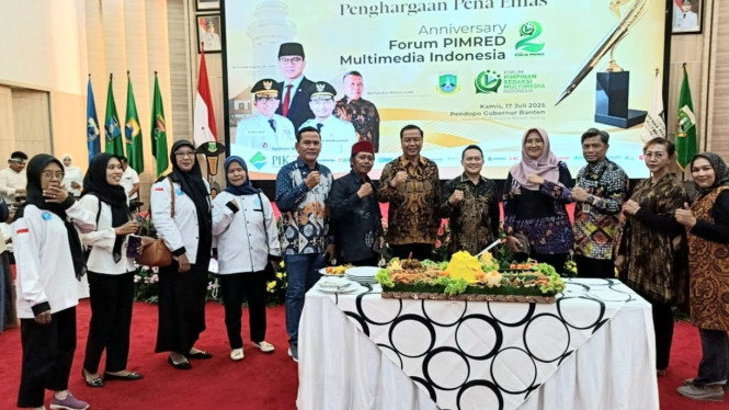 Malam penghargaan pada ajang PIMRED Award 2025
