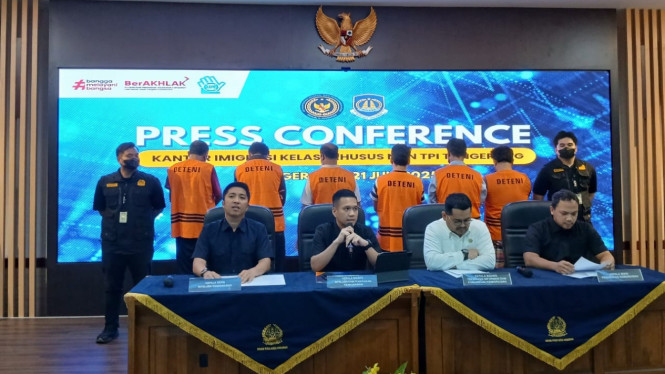 6 WN Pakistan yang diamankan Imigrasi Tangerang