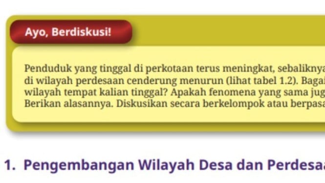 Kunci Jawaban Geografi Kelas 12 halaman 31 Kurikulum Merdeka