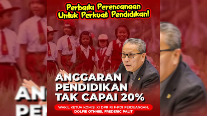 Wakil Ketua Komisi XI DPR Dolfie Othniel Frederic.