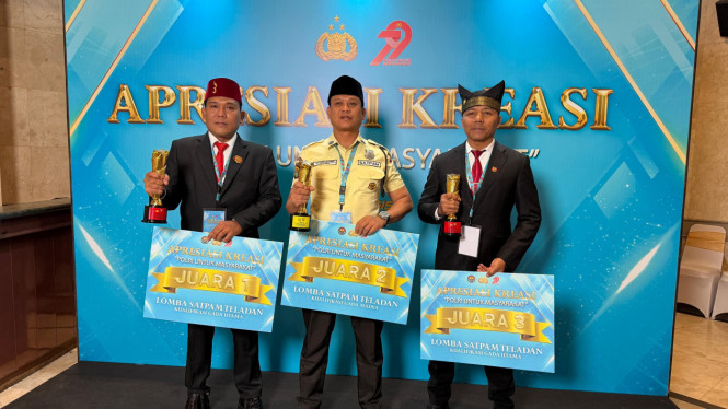 3 Personel Satpam PKSS Raih Penghargaan Nasional dari Mabes Polri