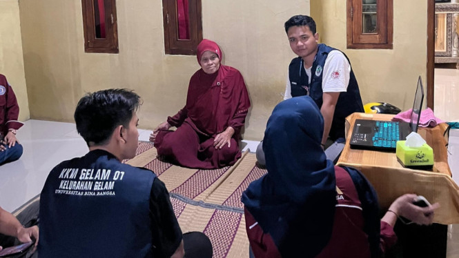 Sosialisasi UMKM Surabi di Kelurahan Gelam, Kota Serang.