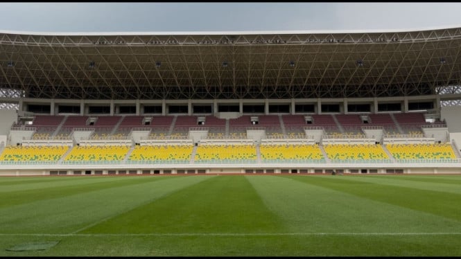 Tampak dalam Banten International Stadium (BIS)