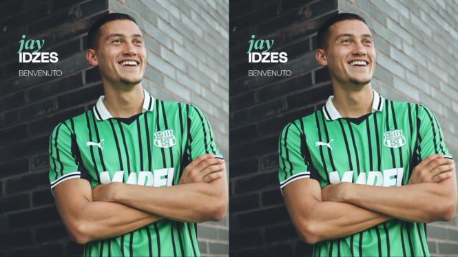Jay Idzes Berseragam Sassuolo Calcio.