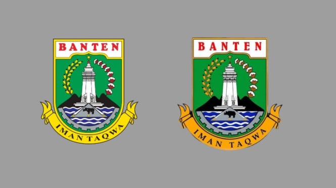 Perbedaan Warna Logo Pemprov Banten