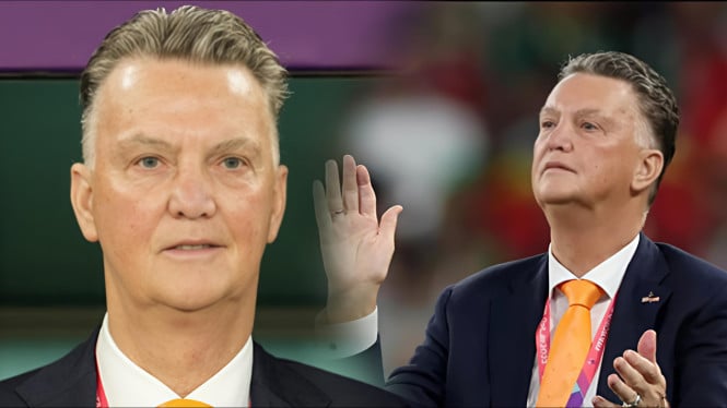 Pelatih Sepak Bola, Louis van Gaal.