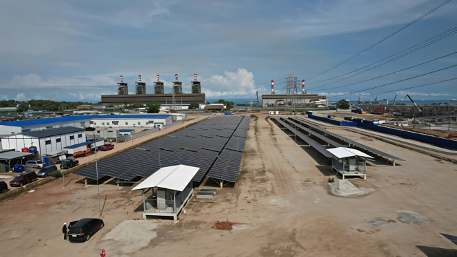 PLTS 4,7MW Milik Krakatau Chandra Energi.