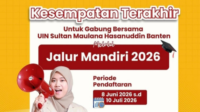 Jalur Mandiri 2026 UIN SMH Banten