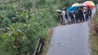Inilah Pengalihan Jalan Usai Jembatan Terputus di Kalibombong, Banjarnegara