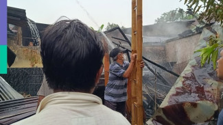 Kebakaran Melanda Rumah Warga di Kalimanah Purbalingga, Diduga Api Bersumber dari Pembakaran Sampah