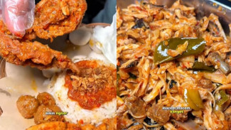 Malam-Malam Ngidam Pedas? Nasi Mercon Mbah Galak di Purwokerto Ini Buka sampai Jam 1 Dini Hari, Harga Mulai 13K!