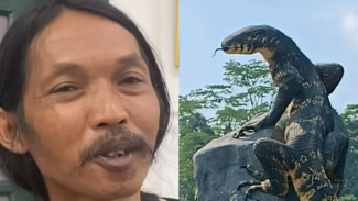 Terungkap! Seniman Pembuat Patung Tugu Biawak di Wonosobo Angkat Bicara, Ada Hal Mengejutkan