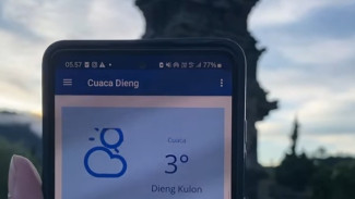 Sejuk! Suhu Udara Dingin Di Kawasan Dieng Tercipta Embun Es, Siap-Siap Menikmati Fenomena Ini