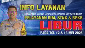 Libur Waisak 2025, Polresta Banyumas Himbau Pelayanan SIM dan Surat Berkendara Lain Libur