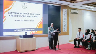 Penyerahan SK CPNS Formasi Tahun 2024 di Lingkungan Kabupaten Banyumas
