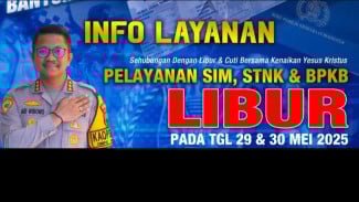 Polresta Banyumas Himbau Pelayanan SIM, STNK dan BPKB Libur Tanggal 29-30 Mei 2025