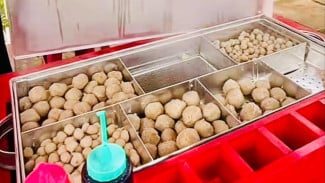 Pentol Bakso Super Murah Mulai 500 Rupiah di Kroya, Rasanya Juara!