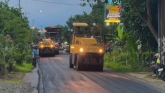 Perbaikan Jalan di Tambaksogra - Ciberem, Gunakan Aspal HRS-WC untuk Penanganan Panjang 1.100 Meter