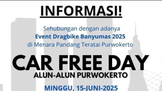 Info Lur! Car Free Day di Alun-Alun Purwokerto Ditiadakan, Gegara Dragbike Banyumas 2025