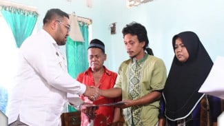 Wabup Dimas Temui Langsung dan Beri Santunan ke Keluarga Korban Anak Tenggelam di Purbalingga