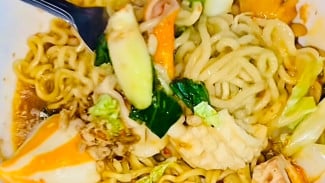 Mie Super Pedas Favorit Ciwi-Ciwi! Baru Level 2 Udah Keok di Mie GP Purwokerto