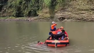 Korban Laka Air Ditemukan 200 Meter, Tepatnya di Kedung Joho Sungai Klawing Purbalingga
