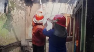 Ludes! 2 Rumah Tinggal di Desa Karangsoka Banyumas Alami Kebakaran, Diduga Korsleting Listrik