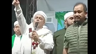 Ceramah Habib Rizieq Berujung Chaos, Warga Terluka Disabet Sajam di Tengah Aksi Ormas di Pemalang