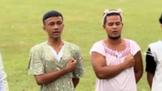 Seru! Peringatan Hari Kemerdekaan  RI di Wirasaba Purbalingga, Lomba Sepak Bola Kostum Unik