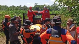Operasi Pencarian Hari Ke-4 Laka Air Sungai Klawing Purbalingga, 1 Pekerja Hilang Ditemukan
