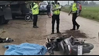 Kecelakan di Dawungsari, Timpa Pengendara Tersangkut Bak Belakang Truk Hingga Meninggal