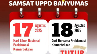 Simak! UPPD Banyumas: Layanan Samsat Libur pada 18 Agustus 2025