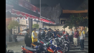 Geger di Kartasura! 15 Motor Berknalpot Brong Disikat Polisi Tengah Malam