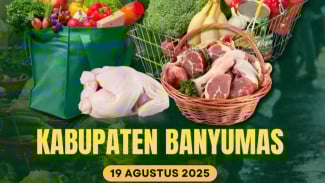 Cek Sekarang! Harga Bahan Pokok Tanggal 19 Agustus 2025 di Kabupaten Banyumas