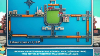 Hadiah Menarik! Inovasi Baru di Purbalingga: Jalan Sehat Cukup Scan Barcode, Tinggalkan Kupon Fisik