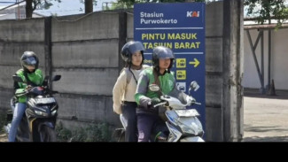 Opang di Sekitar Stasiun Purwokerto Penghasilan Menjerit, Imbas Persaingan dengan Ojol