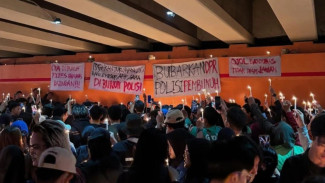 Haru! Gelar Aksi Menyalakan 1.000 Lilin di Taman Tesda Purwokerto Banyumas untuk Affan Kurniawan