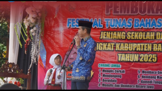 Lomba Festival Tunas Bahasa Ibu (FTBI) di Kabupaten Banyumas, Sebanyak 378 Siswa-Siswi SD Ikut Serta