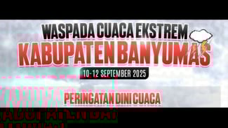 BPBD Beri Himbauan! Prakiraan Cuaca dari BMKG Pada 10-12 September 2025 Wilayah Banyumas