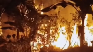 Kebakaran di Nangkasawit Kejobong, Diduga Api Berasal dari Pawon yang Ditinggal Hingga Merambat