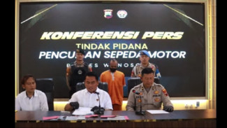 Akhir Pelarian Pencuri Motor Kalikajar Wonosobo, Dibekuk Polisi Saat Asyik Memancing