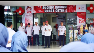 Bupati Sadewo Pimpin Apel HUT PMI ke-80, PMI Banyumas Akan Gelar Bakti Sosial di Desa Cingebul