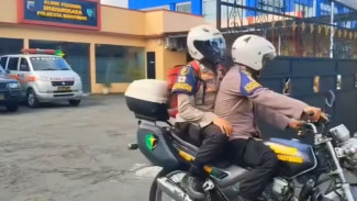 Gunakan Ambulans Motor, Sidokkes Polresta Banyumas Patroli Kesehatan Untuk Masyarakat