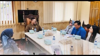 Sinergitas! Wabup Dimas Audiensi dengan Askrindo Banyumas Raya, Bahas Asuransi