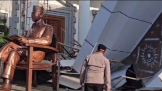 KPT Brebes Ambruk, Diduga Pernah Ditangani Kontraktor Perusahaan BUMN Pailit PT Istaka Karya